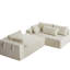 Canapé modulaire en chenille - L 108 po en forme de L avec 6 coussins, combinaison pour le salon, la chambre à coucher (méridienne droite), chambre d'amis avec canapé moderne et lisse-1452595306-1452595307