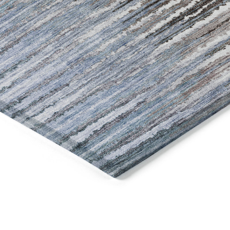 Tapis intérieur / extérieur en polyester tissé à la machine Altair, Rond 8 pi