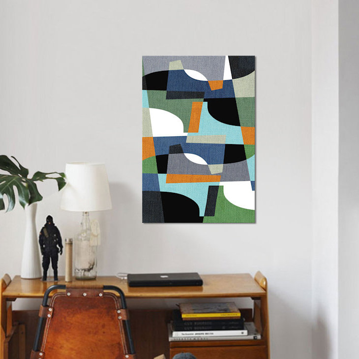 « fragments iii », reproduction d’impression sur toile, H 12 po x l 8 po x P 0,75 po, Toile tendue, Pas de tapis