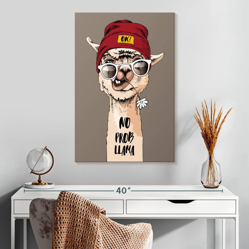 Lama Tergel Hipster, H 30 po x l 20 po