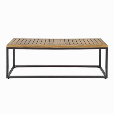 BANC EN BOIS ET MÉTAL JECO INDUSTRIAL