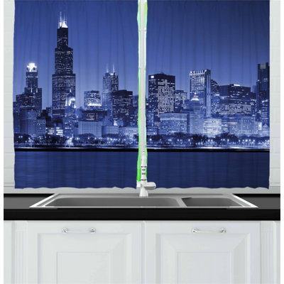 Pointed Kitchen Curtain