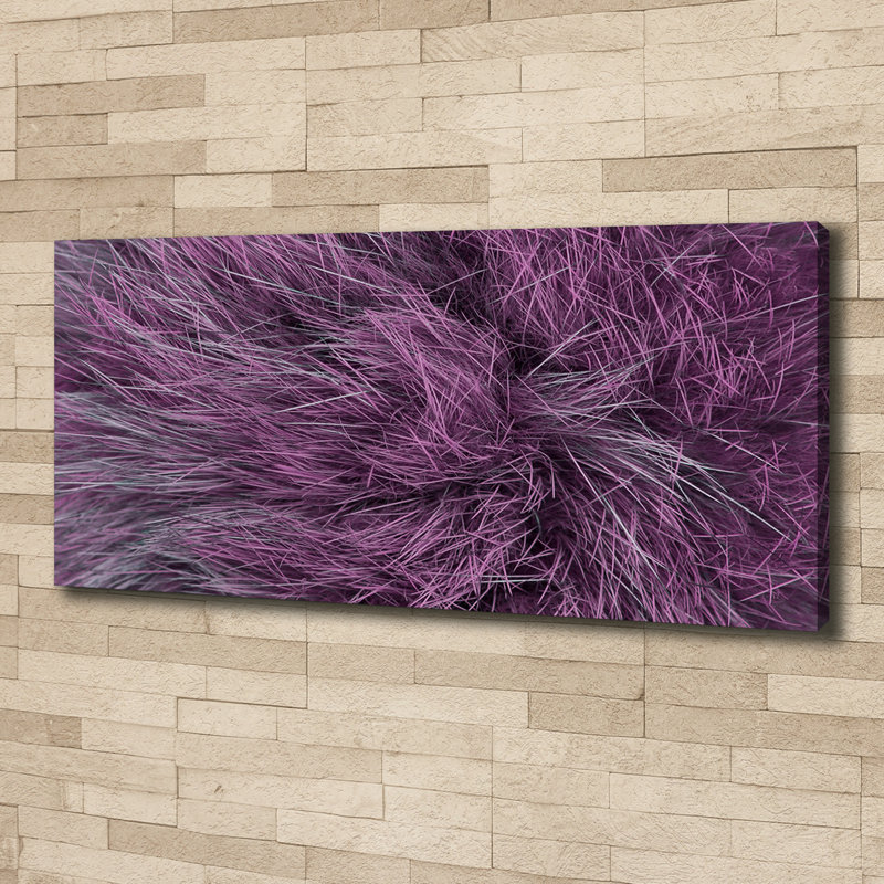 Pink Fur - No Frame Print on Canvas