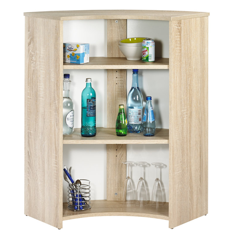 96.7cm Home Bar, Oak
