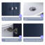 Meuble-lavabo de coin mural avec lavabo