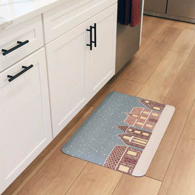 Tapis anti-fatigue Happy Feet Gingerbread Lane 22 po x 32 po