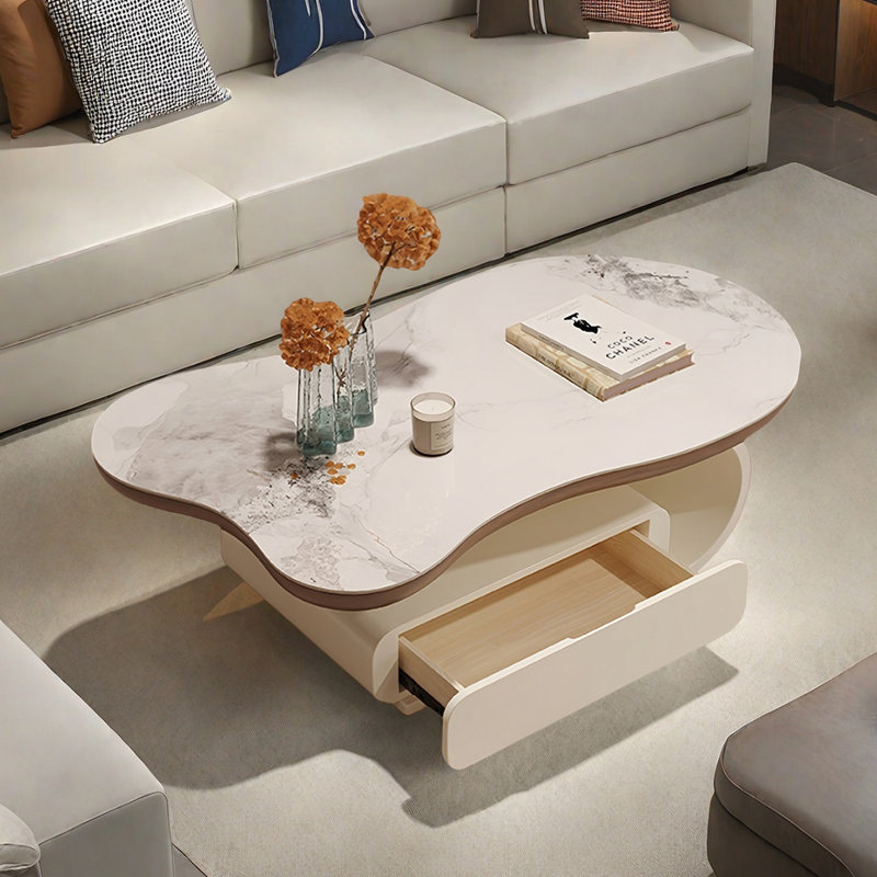 Creative cloud coffee table, White
