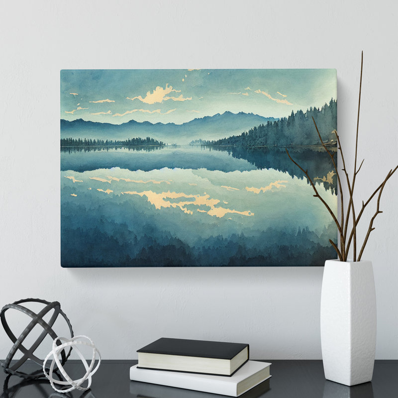 Forest Lake Vol.4 - Wrapped Canvas, 50cm H x 76cm W x 3cm D