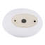 Lavabo de salle de bain ovale moderne en céramique blanche 16 x 13 pouces Modern - Teinture, choix luxueux pour élément d'accessoire chic