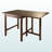 Seitz Drop Leaf Dining Table in Walnut Finished Wood, 29.3'' H X 47.61'' W X 29.69'' D