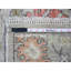 Tapis de couloir gris en laine noué à la main 3 pi x 11 pi 7 po C4FBFF784BEC48279871089514626B36