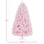 Pre-lit Flocked Artificial Christmas Tree with Foldable Stand-1664184045