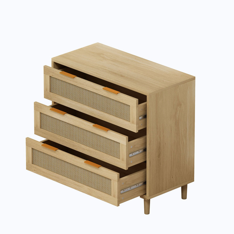 Oak Farmhouse Storage Chest with Extra Deep Drawers