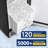 Coolake 15” 120 Lbs/day Built-in Ice Maker, Self Cleaning Freestanding Under Counter Ice Machine With 30 Lbs Ice Storage