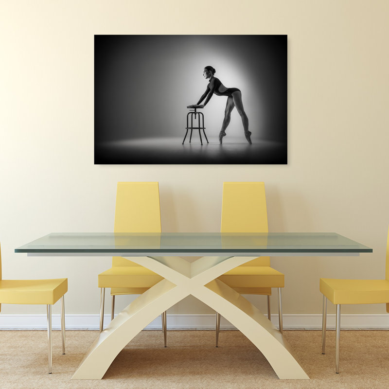 «Elegant Ballet Pose», impression d'art dramatique classique et classique, H 32 po x l 48 po