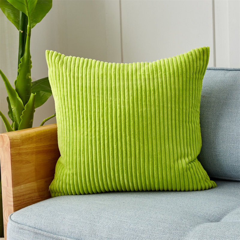  Ensemble de 2 coussins décoratifs avec insertions - Ensemble complet de coussins décoratifs 20 po x 20 po, Vert