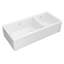 40" Egerton Double Bowl Farmhouse Apron Front Fireclay Kitchen Sink-60983523