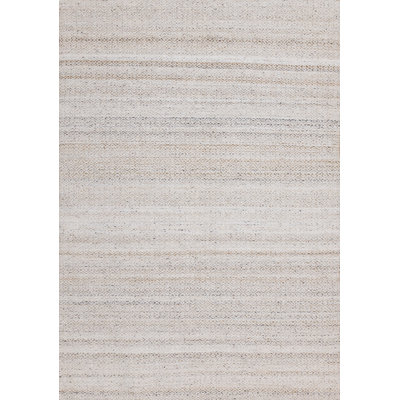 Rug Branch 5' X 8' (5'3" X 7'7") Geometric Indoor Area Rug, Cream Cream , Contemporary Modern - Living Room, Bedroom, Dining Room, And Kitchen
