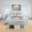 Ensemble de housse de couette Vintage Beige Minimalisme-1512888629
