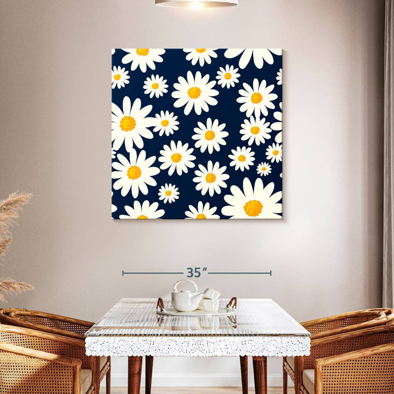 Harnek Daisy Pattern, 39" H x 39" W