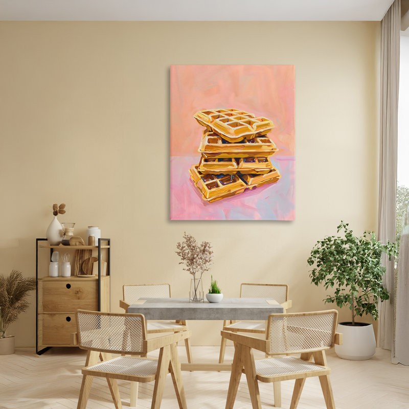Stack of Fluffy Waffles Canvas, design par The Prints Vibe, 40 x 30
