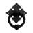 Black Door Knocker Cast Iron Door Knockers 7 Inch X 5.5 Inch Renovators Supply