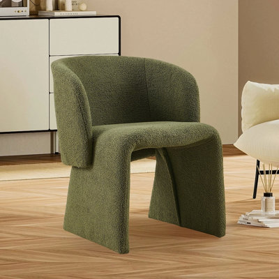 Chaise de salle à manger moderne avec chaise d'appoint, chaise d'appoint rembourrée pour la salle à manger / chambre à coucher / salon / réception-1PC