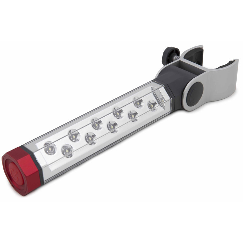 10-LED Battery Operated Grill Light with Aluminum Clamp