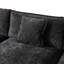 Canapé rembourré en chenille l 113,8 po Geneveve avec repose-pieds, 5 coussins et coussins en mousse compressée-2124101256