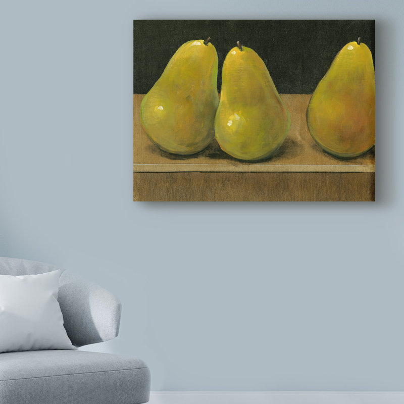 «Pear Study» par Timothy O 'Toole - reproduction sur toile, H 18 po x l 24 po x P 2 po