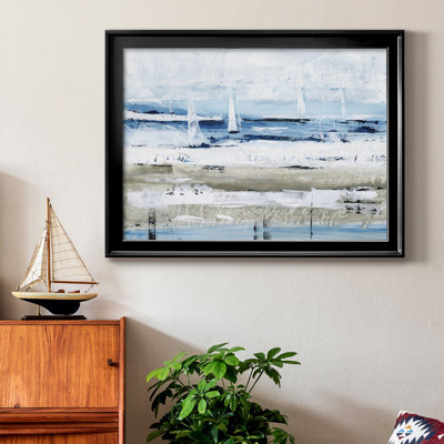 «Sea Gaze I», toile encadrée de qualité supérieure - prête à être accrochée
