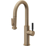 Corsano Contemporary Pull Down Prep/Bar Faucet with Squeeze Sprayer and BST Series Handle