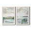 Summer Teal I - ensemble de 2 peintures sur toile encadrées-1457511629-1457511626
