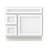 36'' Single Bathroom Vanity Base Only-92410340