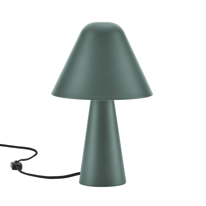 Green Metal Mushroom Adjustable Table Lamp