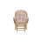 Cleo Wooden Glider and Ottoman-136278638-136278637