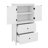 Bathroom Freestanding Floor Storage Cabinet With 2 Drawers, 2 Doors & Adjustable Shelf-1719733308