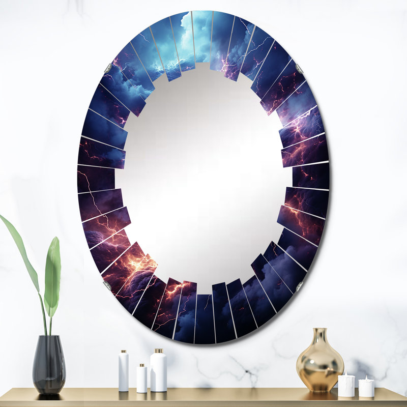 Craigmere - Miroir mural paysager ovale, 36 po x 24 po