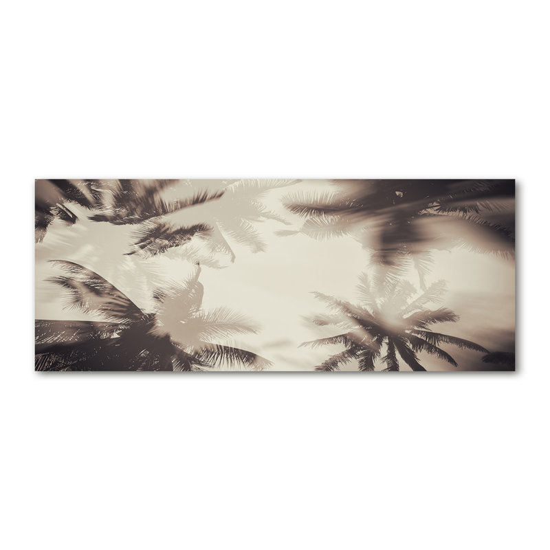 Palm Trees - Print, Wrapped Canvas, 50cm H x 125cm W x 2cm D