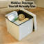  Repose-pieds avec rangement Go-Poufs Knock-Down 15 po x 15 po x 15 po |-109102734