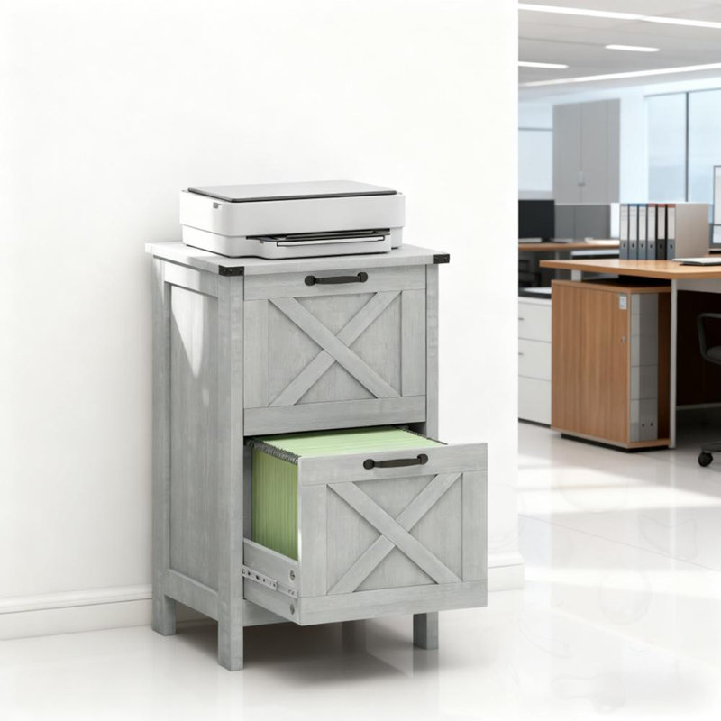 Armoire de bureau avec 2 tiroirs
