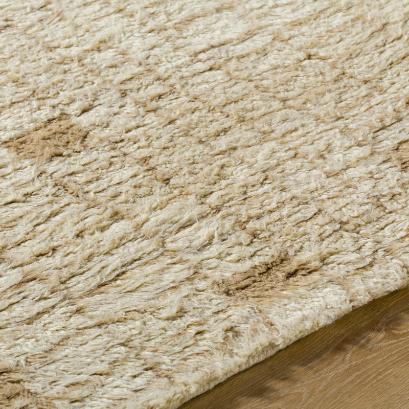 Anemone Geometric Wool Shag Rug, Rectangle 8' x 10'