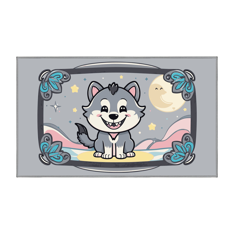 Tapis de Noël lavable The Holiday Aisle®, Rectangulaire 2 pi x 3 pi