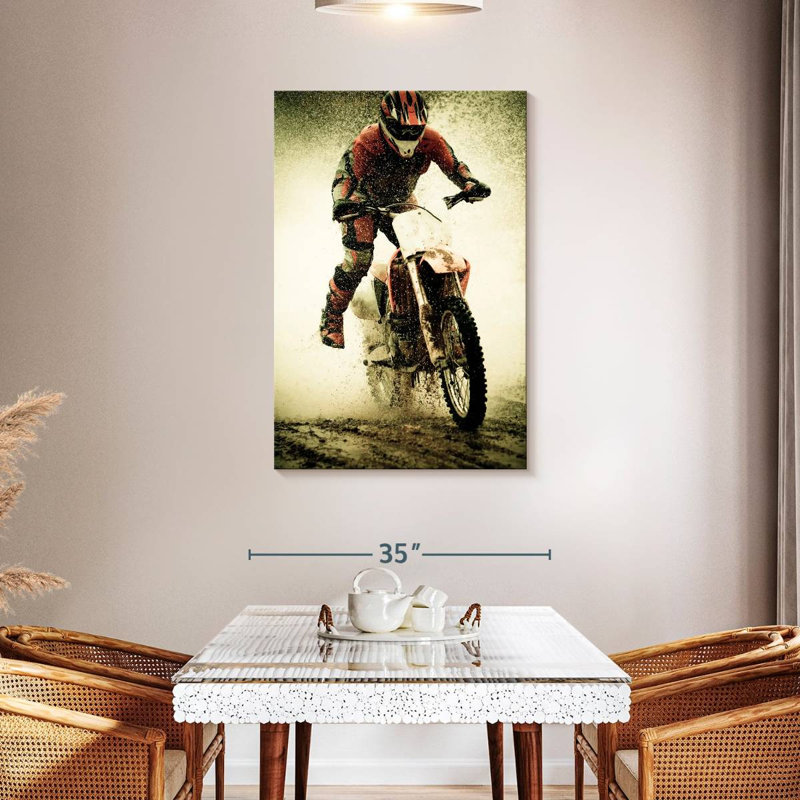 Sireci Dirt Bike Mud Splash, 45" H x 30" W