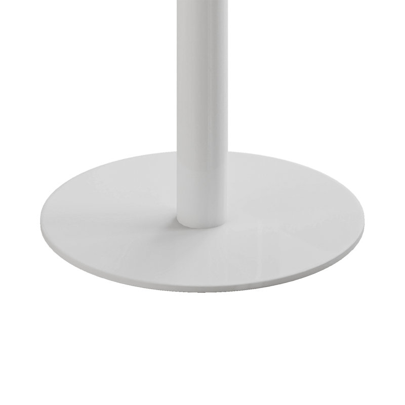 Square Modern Dinning Table 31.5 Inches Bistro Table Tulip Table With Faux Marble Top,Easy Assemble,Sturdy Metal Frame Diameter