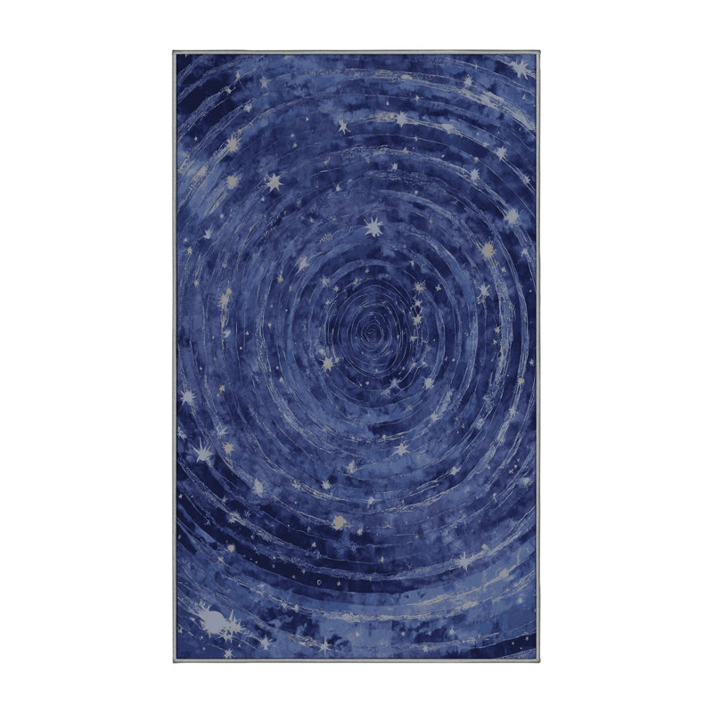 Tapis gris lavable à la machine, Rectangle 7 pi x 10 pi