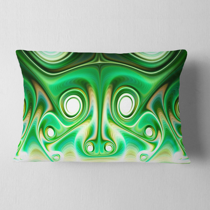 Coussin lombaire en fleur éclatante Abstract