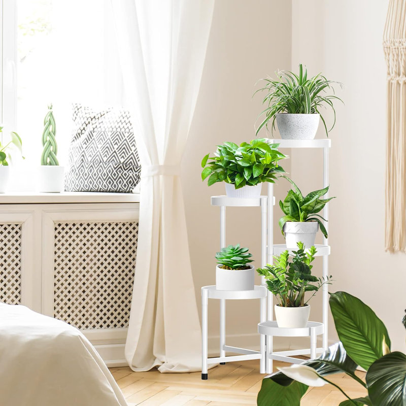 Aubre Plant Stand, White