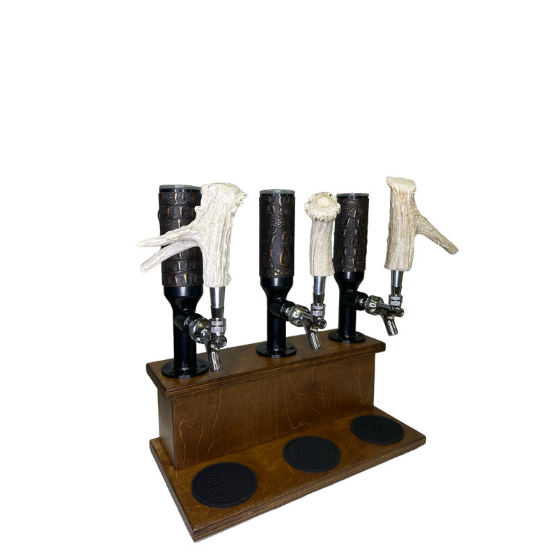 Distributeur de boissons Triple Whiskey Towers, Cuivre Gator