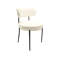 Table de salle à manger 63 po 63 po et 6 chaises courbées sans accoudoirs, siège confortable pour 4 à 8 personnes avec un bon rapport qualité-prix-400930697